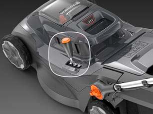 Ajuste central de la altura de corte - Cortacésped a batería Husqvarna ASPIRE LC34-P4A