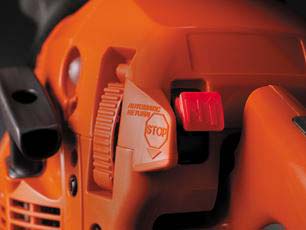 Motosierra a gasolina Husqvarna 460 Rancher - Control de parada combinado